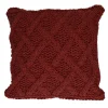 Pomax Coussins-CROISETTE - coussin - coton - L 45 x W 45 cm - rouille