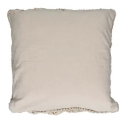 Pomax Coussins-CROISETTE - coussin - coton - L 45 x W 45 cm - écru