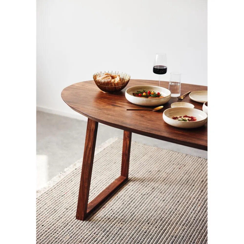 Pomax Tapis-DAISY - tapis - jute / laine - L 240 x W 180 cm - charbon