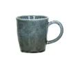 Pomax Vaisselle-DAKOTA - mug - porcelaine - L 12,7 x W 8,6 x H 9,7 cm - gris
