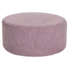 Pomax Poufs-DELILAH - pouf - tissu - DIA 80 x H 35 cm - lavande
