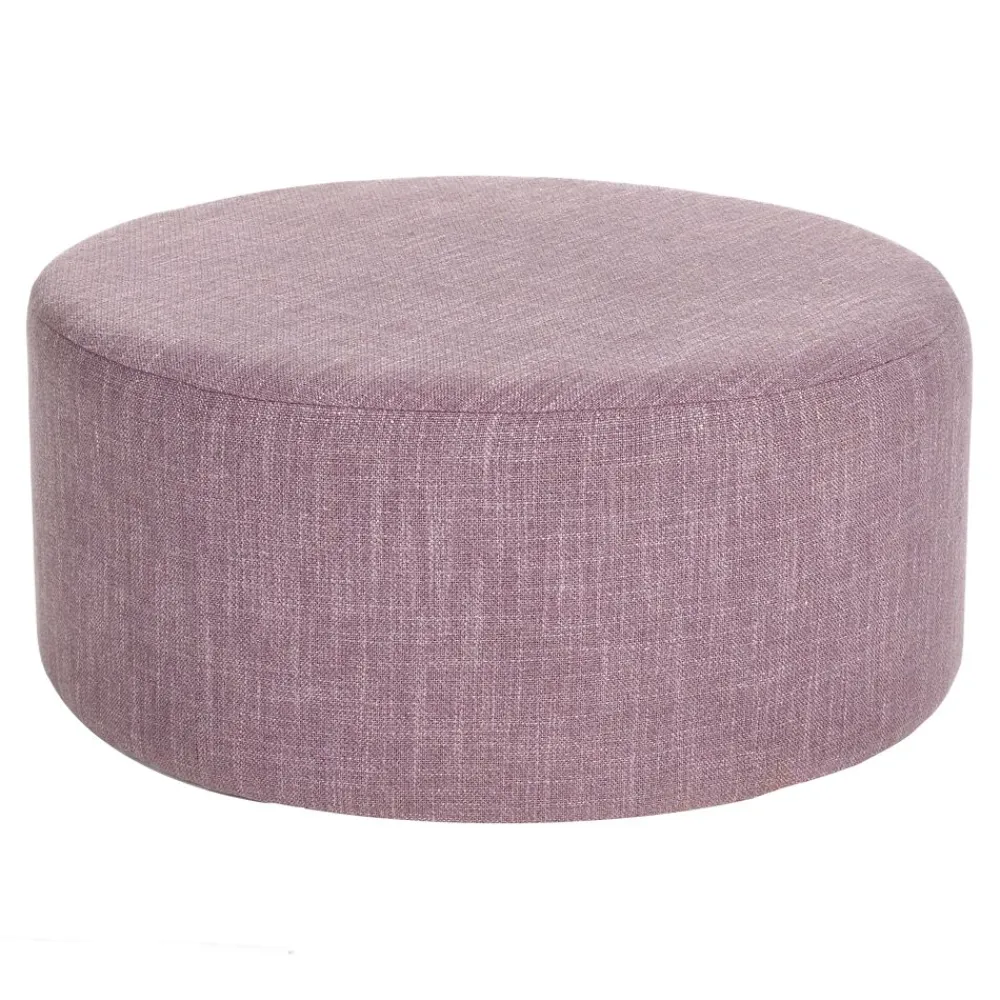 Pomax Poufs-DELILAH - pouf - tissu - DIA 80 x H 35 cm - lavande