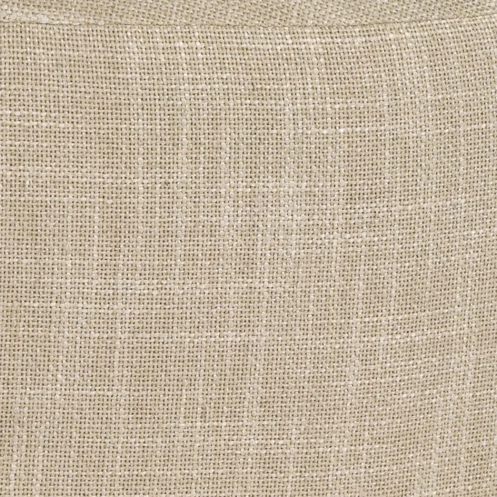 Pomax Poufs-DELILAH - pouf - tissu - DIA 80 x H 35 cm - écru