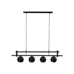 Pomax Suspensions-DEPOT - lampe suspendue - métal - L 101 x DIA 14 cm - noir
