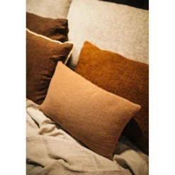 Pomax Coussins-DIMARO - coussin - coton / polyester recyclé - L 60 x W 40 cm - brun