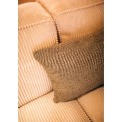 Pomax Coussins-DIMARO - coussin - coton / viscose - L 50 x W 30 cm - vert foncé