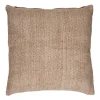 Pomax Coussins-DIMARO - coussin - lin / coton - L 50 x W 50 cm - sable