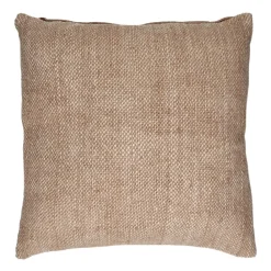 Pomax Coussins-DIMARO - coussin - lin / coton - L 50 x W 50 cm - sable