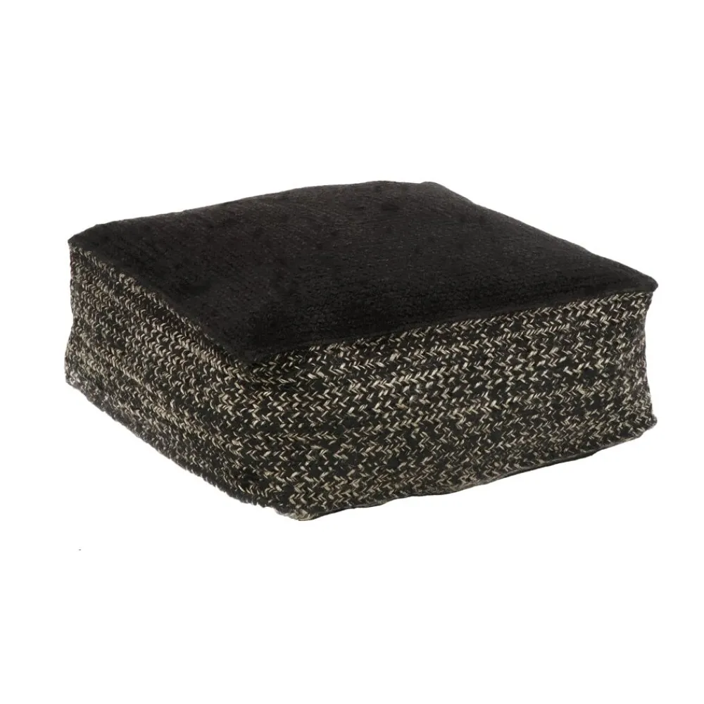 Pomax Coussins De Sol | Coussins-EARTH - coussin de sol - jute - L 60 x W 60 x H 20 cm - brun
