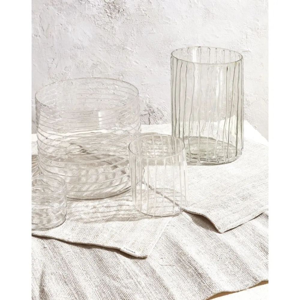 Pomax Linge De Table-ECKOO - set/4 sets de table - chanvre - L 48 x W 33 cm - naturel