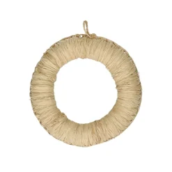 Pomax Accessoires-ECKOO - sous-plat - raffia / coton - DIA 19 cm - naturel