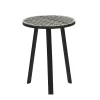 Pomax Tables Basses | Tables-ELFEN - table basse - métal / os - DIA 35 x H 47 cm