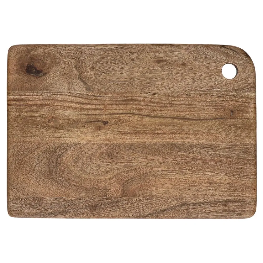 Pomax Planches À Découper-ELLIOTT - planche à découper - bois d'acacia - L 28 x W 1,5 x H 40 cm - naturel