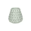 Pomax Photophores / T-lights-ELSA - photophore - verre - DIA 12 x H 12 cm - blanc
