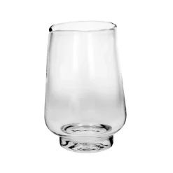 Pomax Photophores / T-lights-ELYZA - photophore/vase - verre - DIA 20 x H 30 cm - transparent