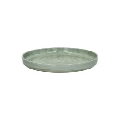 Pomax Vaisselle-EPICES - assiette à dessert - porcelaine - DIA 17 x H 2,5 cm - vert foncé