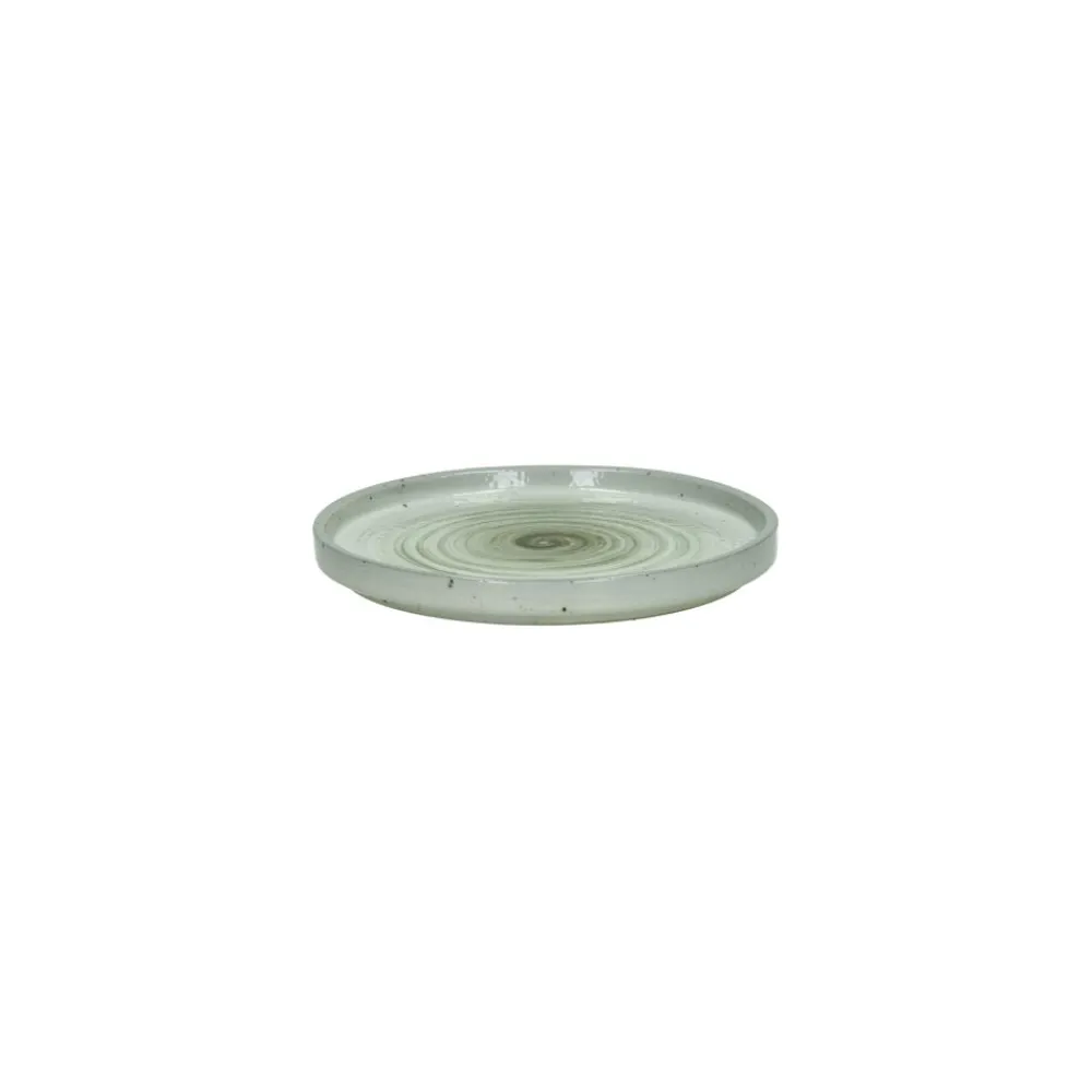 Pomax Vaisselle-EPICES - assiette à pain - porcelaine - DIA 14 x H 2,3 cm - mix de couleurs