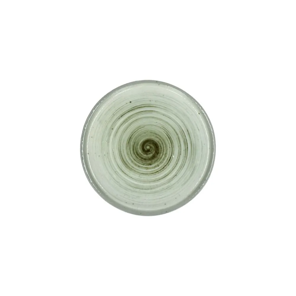 Pomax Vaisselle-EPICES - assiette à pain - porcelaine - DIA 14 x H 2,3 cm - mix de couleurs