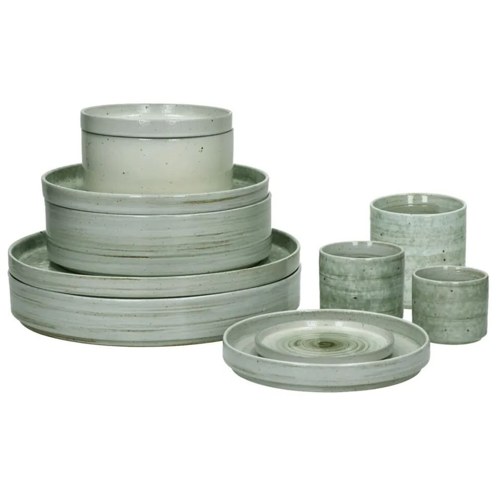Pomax Vaisselle-EPICES - tumbler XS - porcelaine - DIA 6,5 x H 5,6 cm - vert foncé