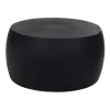 Pomax Tables Basses | Tables-ESTHER - table basse - aluminium - DIA 70 x H 36 cm - noir