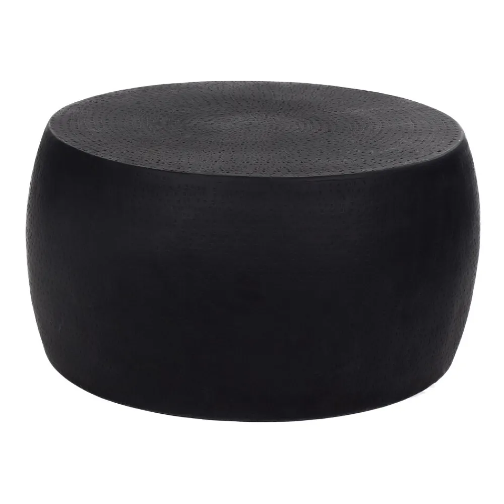Pomax Tables Basses | Tables-ESTHER - table basse - aluminium - DIA 70 x H 36 cm - noir
