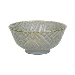 Pomax Vaisselle-ESTRO - bol à soupe - porcelaine - DIA 15 x H 7 cm - bleu glacier