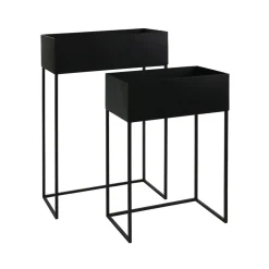 Pomax Concepts Modulaires-ESZENTIAL - récipient - métal - L 60,4 x W 30,4 x H 18 cm - noir