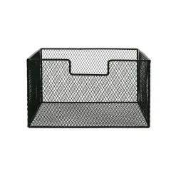 Pomax Concepts Modulaires-ESZENTIAL - set/2 paniers - métal - L 31,5 x W 29,5 x H 17,5/27,5 cm - noir