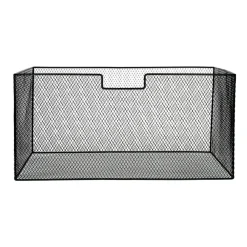 Pomax Concepts Modulaires-ESZENTIAL - set/2 paniers - métal - L 55/56 x W 29/30 x H 17,5/27,5 cm - noir