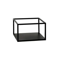 Pomax Étagères Murales | Étagères-ESZENTIAL - étagère - métal - L 34,5 x W 30 x H 21 cm - noir