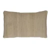 Pomax Coussins-EVORA - coussin - coton recyclé - L 50 x W 30 cm - amande