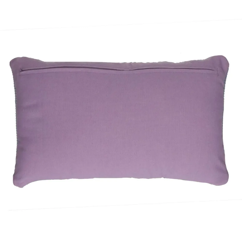 Pomax Coussins-EVORA - coussin - coton recyclé - L 50 x W 30 cm - lavande