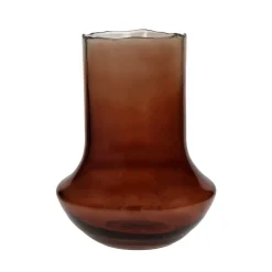 Pomax Vases-FAMIGLIA - vase - verre - DIA 23 x H 30 cm - ambre