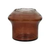 Pomax Vases-FAMIGLIA - vase - verre - DIA 25 x H 20 cm - ambre