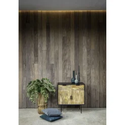 Pomax Fleurs-FIORI - plume artificielle - synthétique - H 120 cm - miel