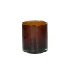 Pomax Photophores / T-lights-FIRENZE - photophore - verre - DIA 12,5 x H 14 cm - rouille