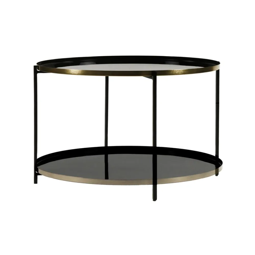 Pomax Concepts Modulaires-FLEX - pieds L - métal - L 67,5 x W 67,5 x H 38 cm - noir