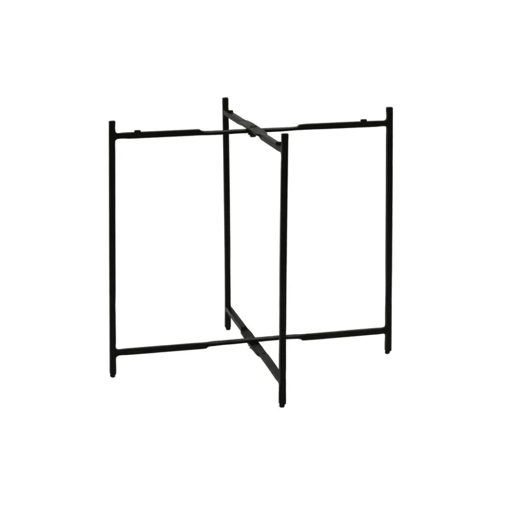 Pomax Concepts Modulaires-FLEX - pieds S - métal - L 47 x W 47 x H 42 cm - noir