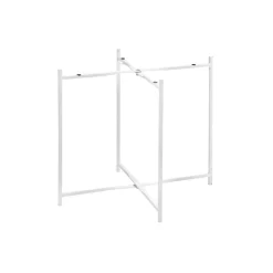 Pomax Concepts Modulaires-FLEX - pieds S - métal - L 47 x W 47 x H 42 cm - blanc
