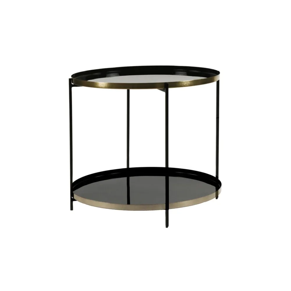 Pomax Concepts Modulaires-FLEX - pieds S - métal - L 47 x W 47 x H 42 cm - noir