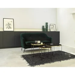 Pomax Concepts Modulaires-FLEX - pieds S - métal - L 47 x W 47 x H 42 cm - noir