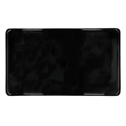 Pomax Concepts Modulaires-FLEX - plateau L - email - métal - L 58 x W 33 x H 2 cm - noir