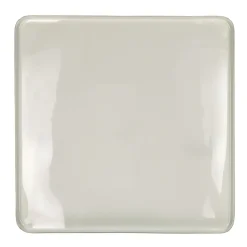 Pomax Concepts Modulaires-FLEX - plateau M - email - métal - L 40 x W 40 x H 2 cm - blanc cassé