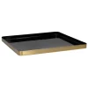 Pomax Concepts Modulaires-FLEX - plateau M - email - métal - L 40 x W 40 x H 2 cm - noir