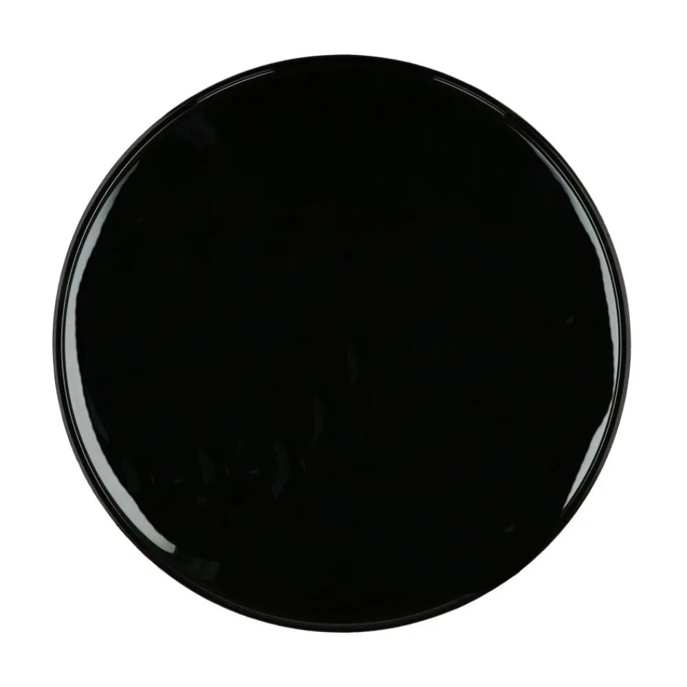Pomax Concepts Modulaires-FLEX - plateau M - email - métal - DIA 55 x H 2 cm - noir