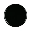 Pomax Concepts Modulaires-FLEX - plateau S- email - métal - DIA 45 x H 2 cm - noir