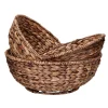 Pomax Bols & Paniers-FLOYD - set/3 paniers - jacinthe d'eau - DIA 30/32/37 x H 9,5/12/15 cm - naturel