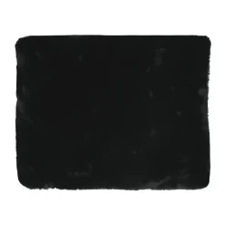 Pomax Plaids-FLUF - plaid - acrylique / polyester - L 120 x W 160 cm - noir