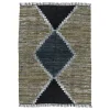 Pomax Tapis-FORTE - tapis - cuir recyclé / coton - L 180 x W 240 cm - multicolore