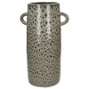 Pomax Vases-FOSSA - vase - faïence - L 22 x W 16 x H 45 cm - beige